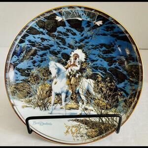 ❤️SOLD❤️Bradford Exchange 5.5 Inch Plate "April" Eagle's Heart Plate 1909A